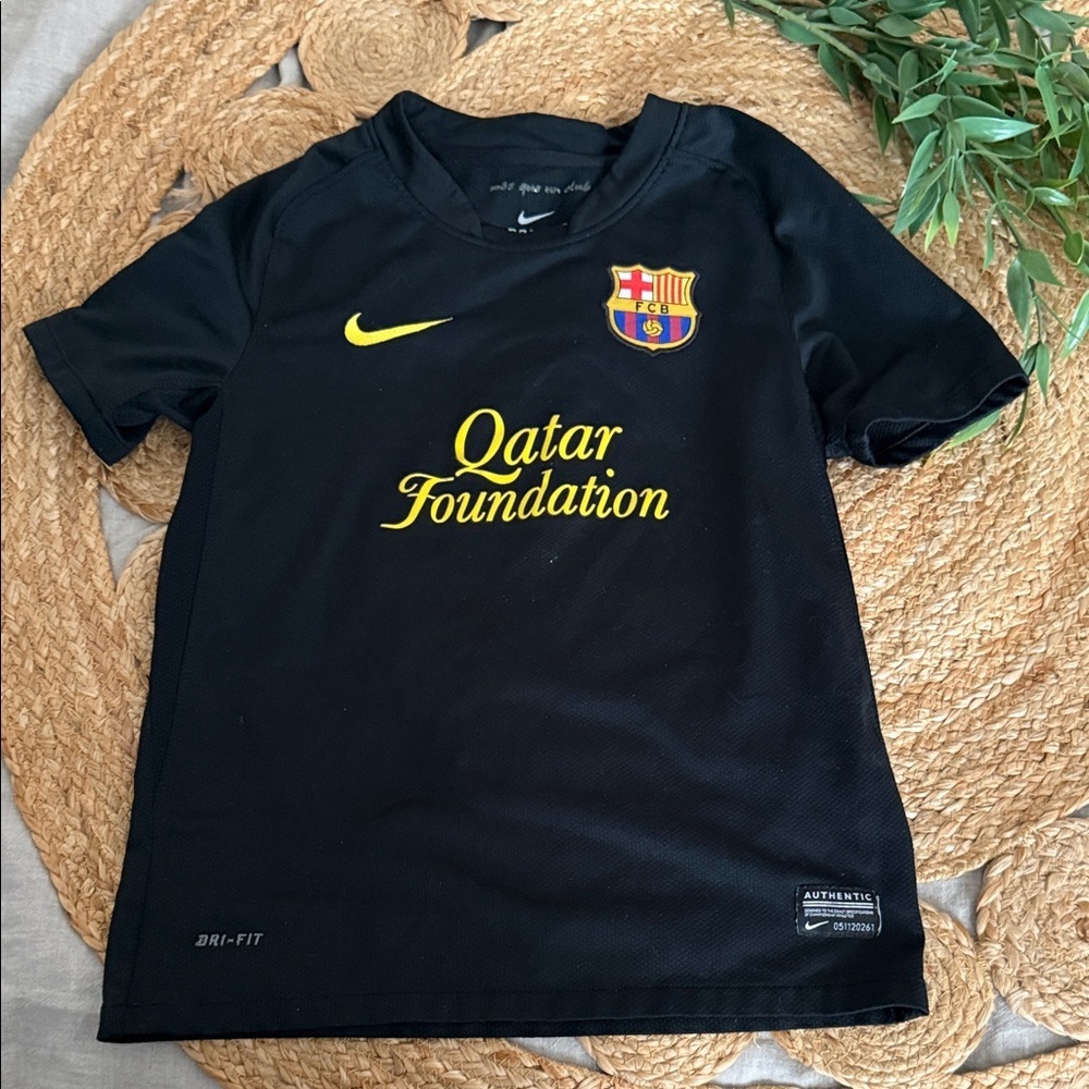 Nike 2011/2012 FC Barcelona Eduardinho Jersey Black Size S (6-7 Yrs)